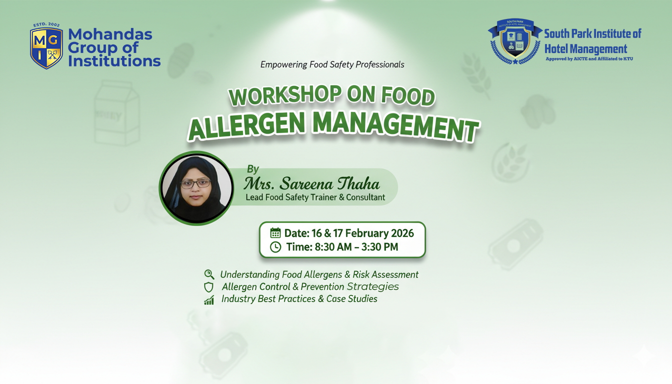 Workshop on Food Allergen Management