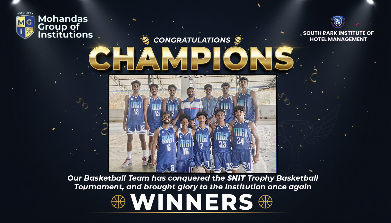 Congratulations Champions – SNIT Trophy Basketball Tournament Winners